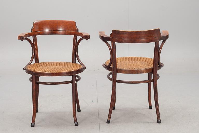 KARMSTOLAR, 6 st, Thonet-typ. 1900-talets början.