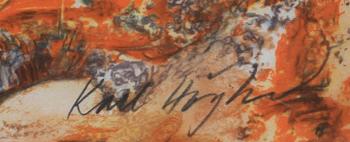 CARL HÖGLUND, serigrafier 2 st, sign och numr, 63/240 samt 89/290.