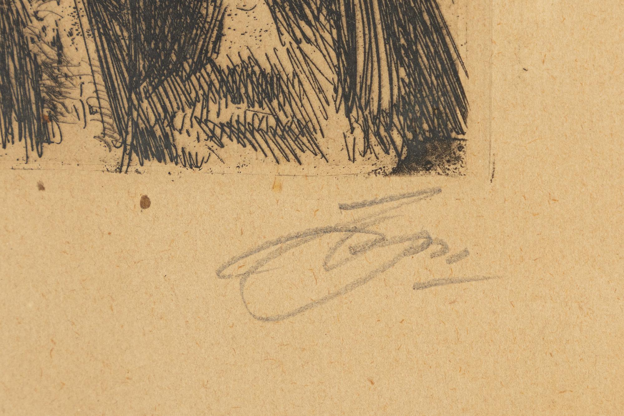 Anders Zorn, "Gammal knekt".