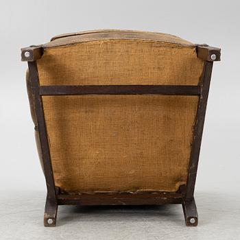 Armchair, so-called wing chair, second half of the 20th century.