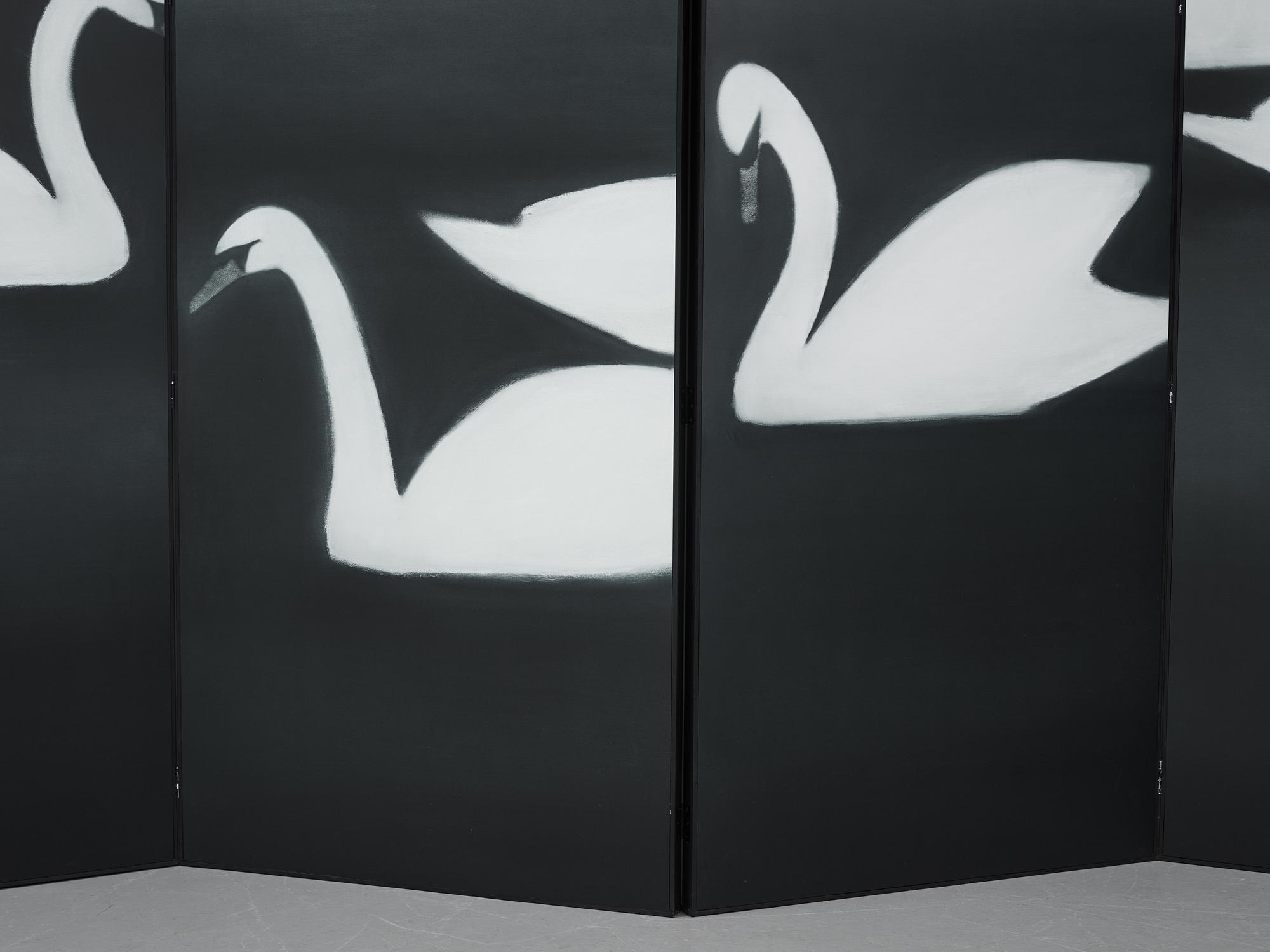 Mats Gustafson & Maharam Digital Projects, screen/room divider, executed for "Reclaiming Beauty" at Millesgården 2023.