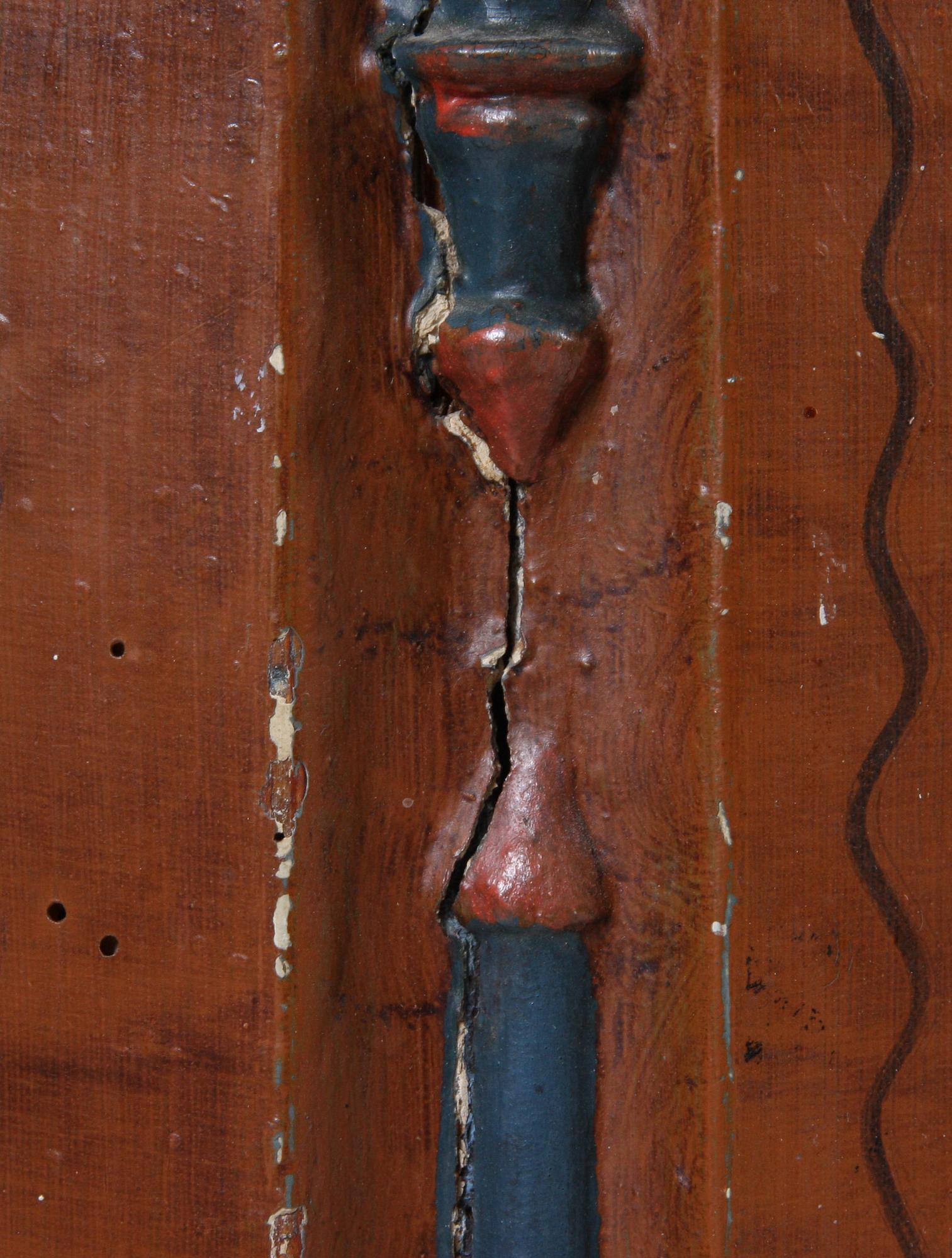 HÖRNSKÅP, 1700/1800-tal.