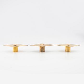 Sigurd Persson, ljusstakar, 3 st "Romb" Utmärkt Svensk Form.