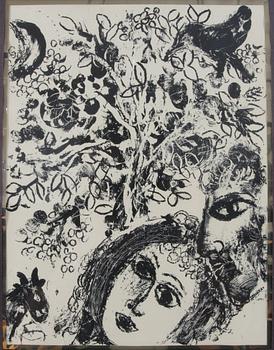 MARC CHAGALL , Litografi, osign.