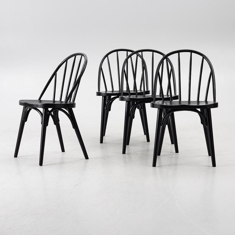 Uno Åhrén, a set of four chairs model "5262/1", Gemla, Diö, 1930s.