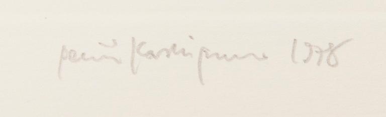 Grafikmapp, fjorton finländska poeter och konstnärer, Eurographica Helsingfors 1978.