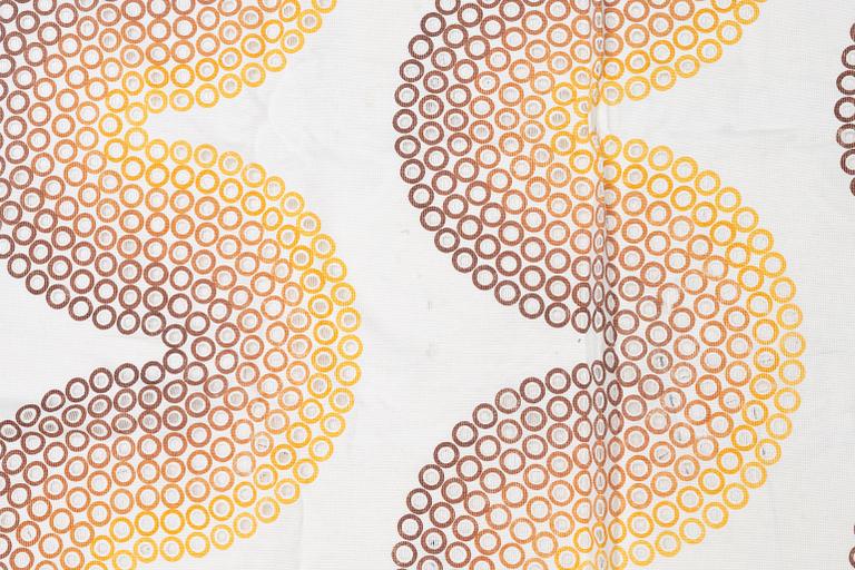 Verner Panton, gardiner, ett par, "Kurve", Mira X, Danmark.