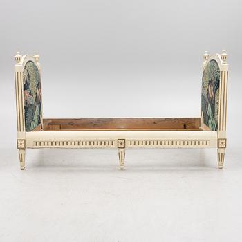 A Gustavian style bed, Sweden, mid 20th century.