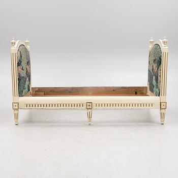 A Gustavian style bed, Sweden, mid 20th century.