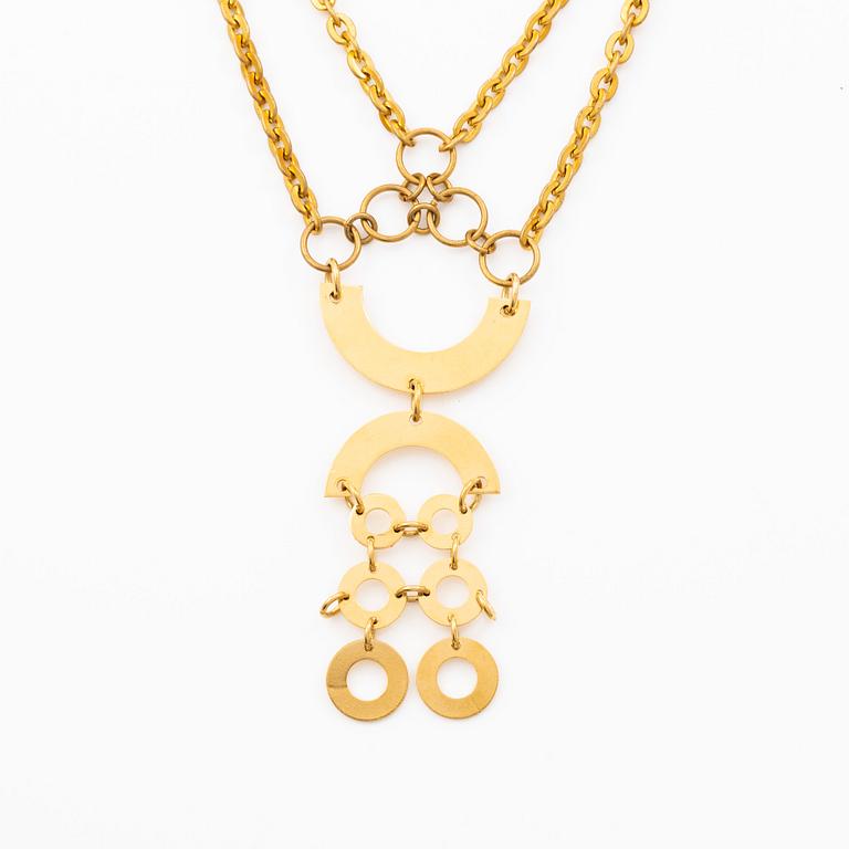 Siv Lagerström, brass necklace.