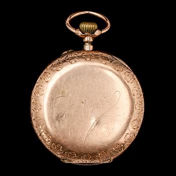 FICKUR, 14 k guld, sekelskiftet 1900.