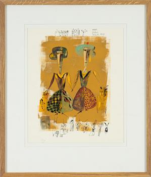 Madeleine Pyk, gouache, signerad och daterad 2019.