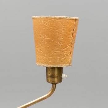 A second half of the 20th century brass floor light, Nordiska Kompaniet.