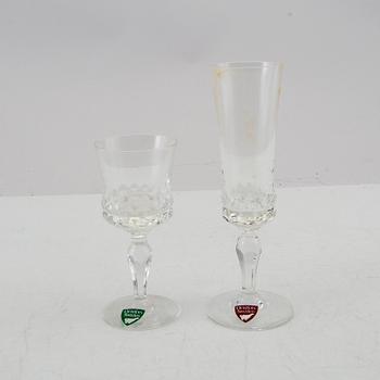 Ingeborg Lundin, servis 110 dlr  "Silvia" Orrefors.