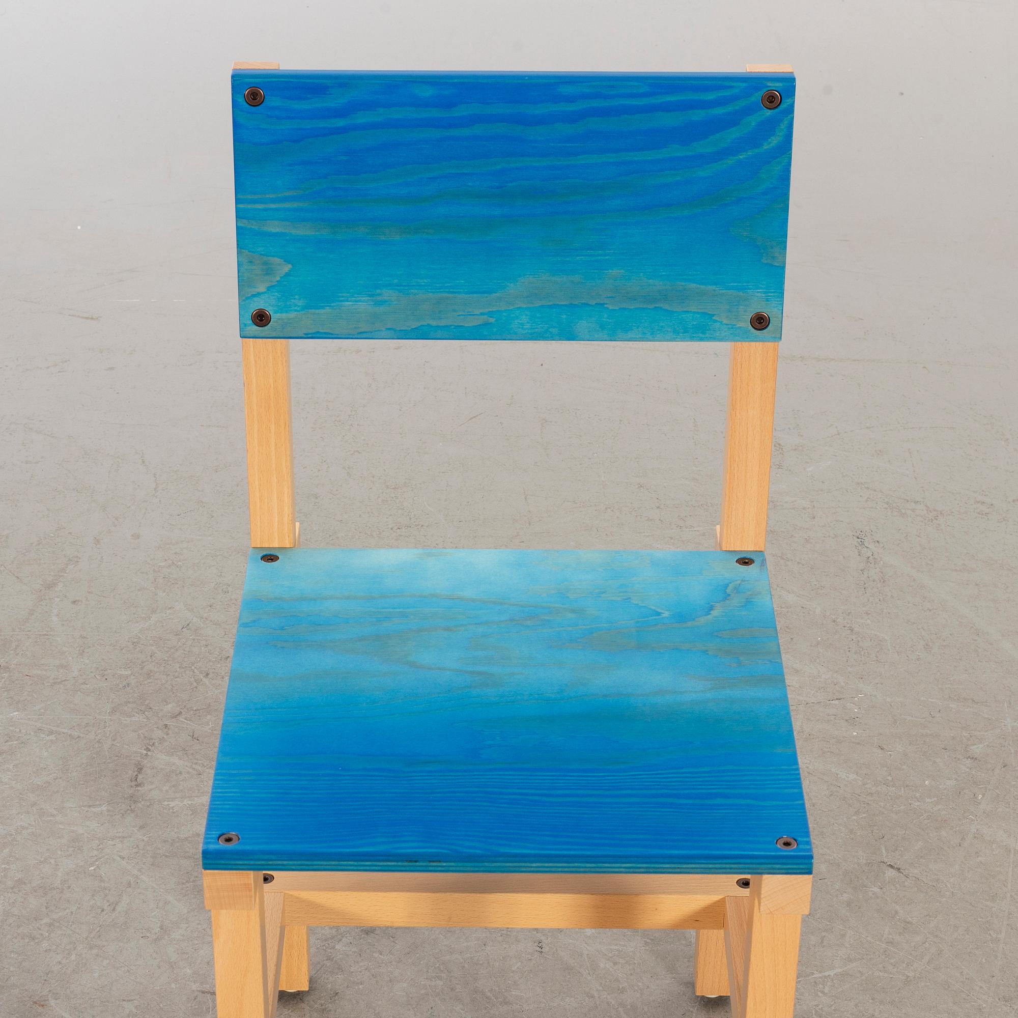 FREDRIK PAULSEN, "Röhsska"Designbaren, chair, Blå Station 2020, Chair 66/102.