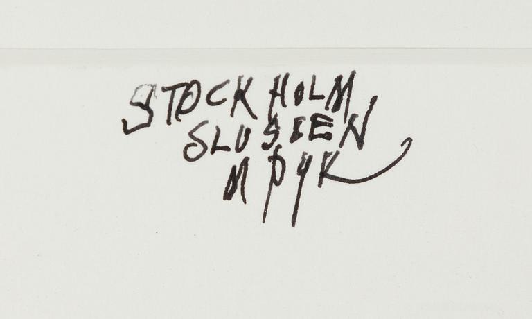 Madeleine Pyk, "Stockholm, Slussen".