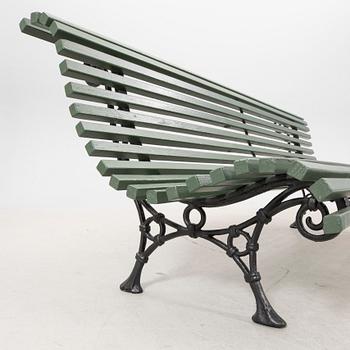 A park bench first half of the 20th century.