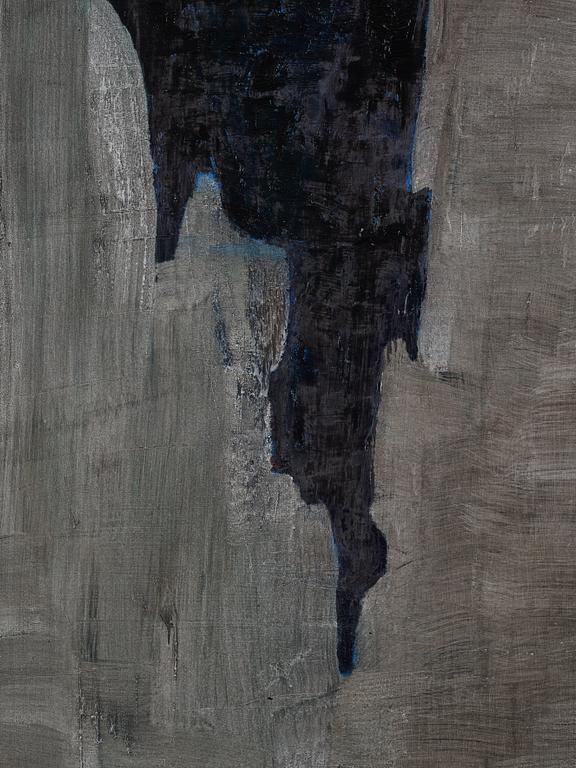 Fredrik Wretman, polyptyk 4 delar, olja på plåt, signerade och daterade -86 a tergo.