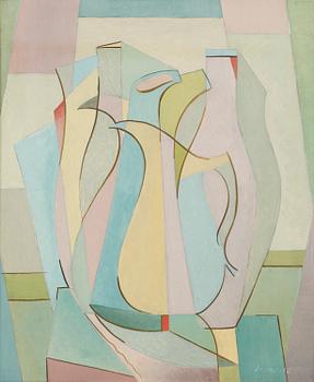 ARVID BROMS, KUBISTISK STILLEBEN.