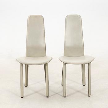 Chairs 10 pcs, Cidue Italy 1980s.