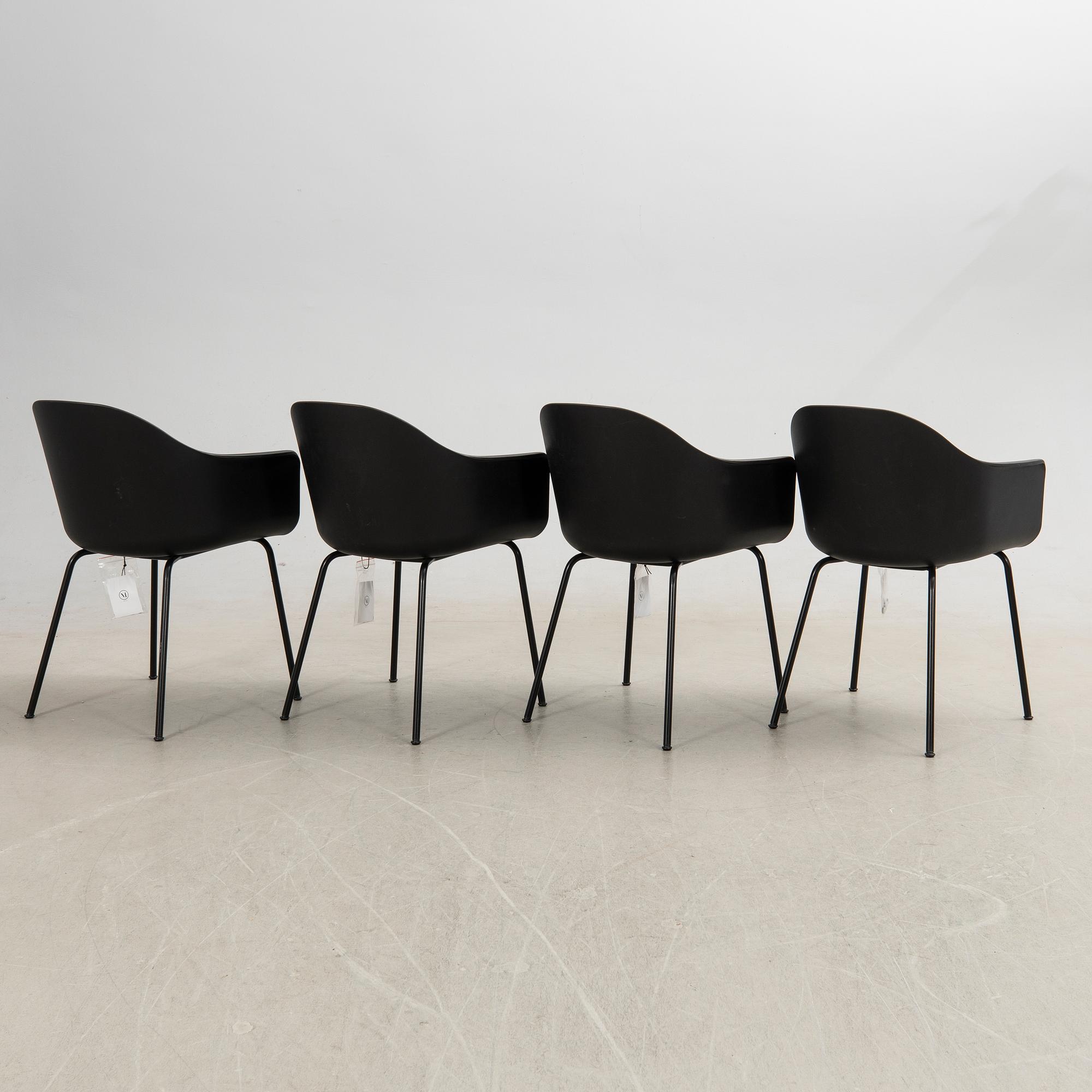 Norm Architects, armchairs, 4 pcs, "Harbour dining chair", for Audo Copenhagen, 2020s.