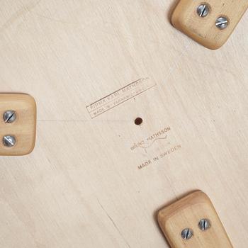 BORD, ett par,  "Annika", design Bruno Mathsson, Firma Karl Mathsson, Värnamo.