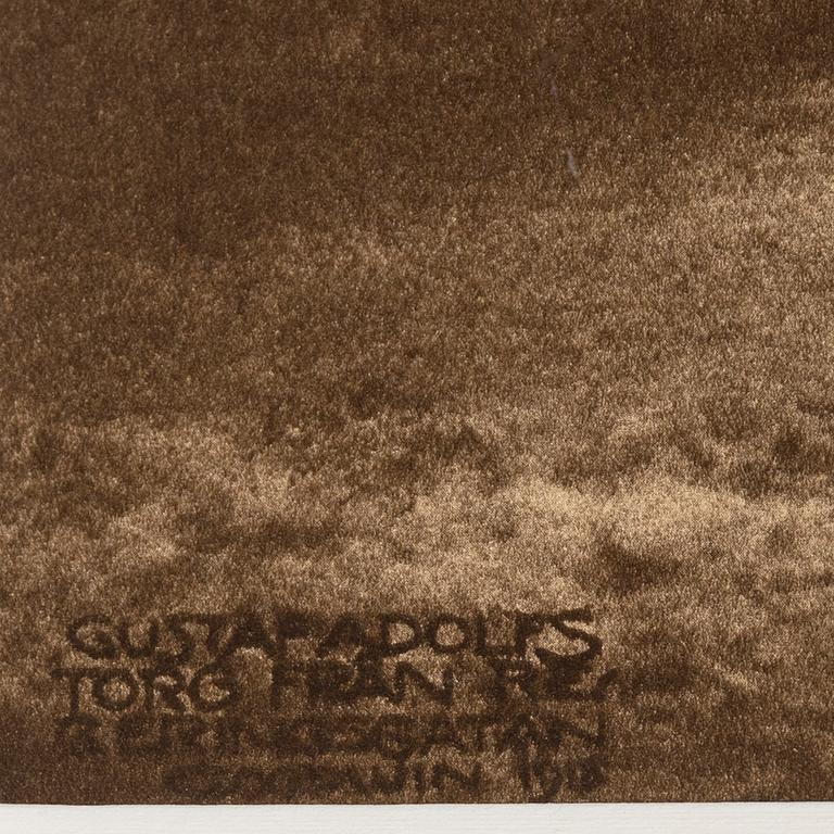 Henry B. Goodwin, photo gravure from the book Vårt vackra Stockholm signed in the negative.