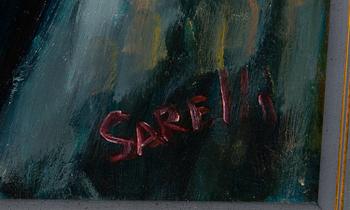 PAAVO SARELLI, oil on board, signed and dated -83.