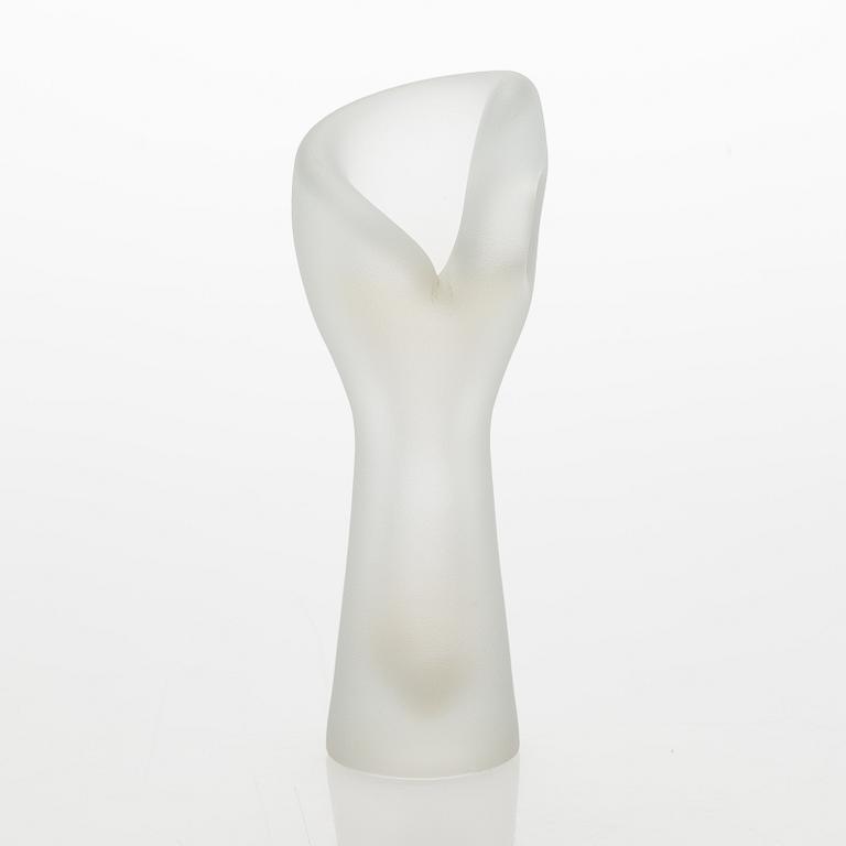 Timo Sarpaneva, maljakko, "Hiidennyrkki", signeerattu Timo Sarpaneva Iittala -55.