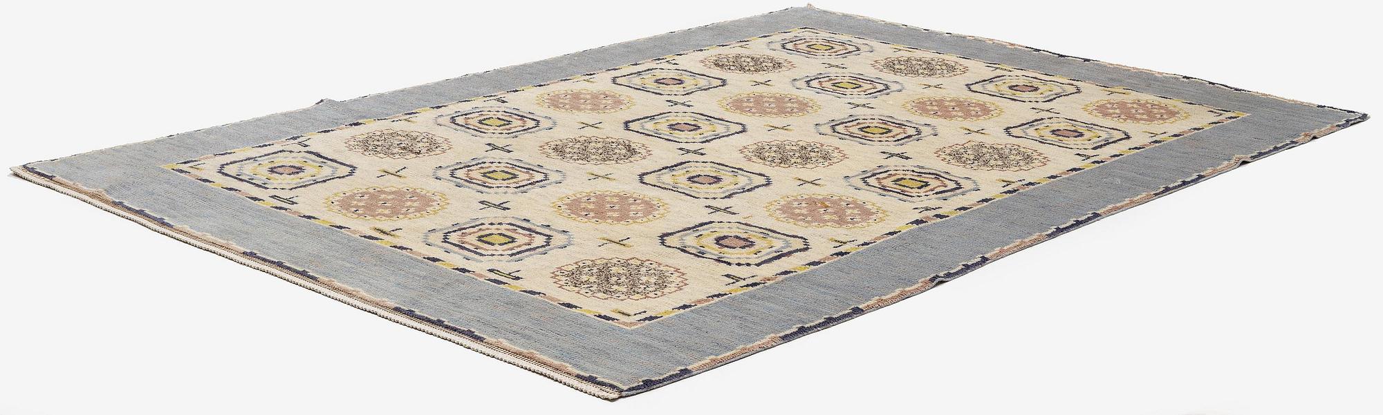 Märta Måås-Fjetterström, a 'Blåringen' carpet, knotted pile, c. 295 x 210 cm. Signed AB MMF.