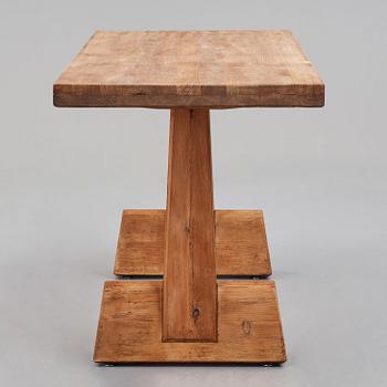 Axel Einar Hjorth, a stained pine "Utö" table, Nordiska Kompaniet 1930's.