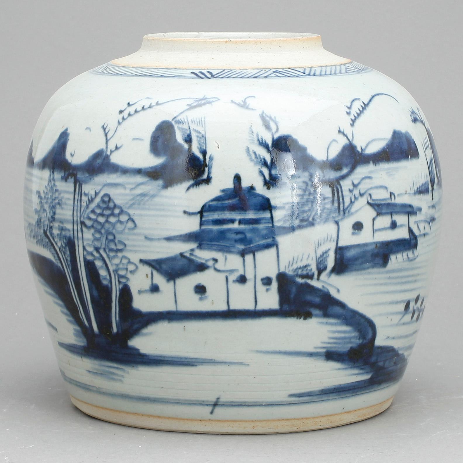 BOJAN, porslin, Kina sen Qing dynasti.