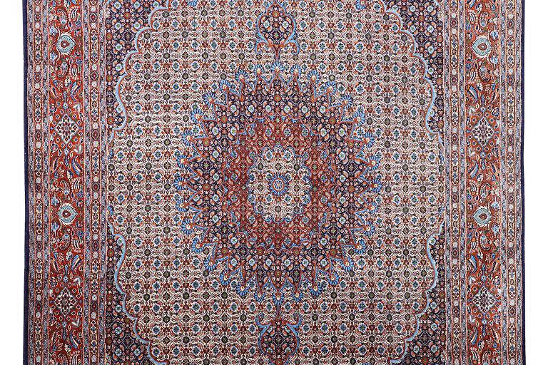 A carpet, Moud, ca 360 x 248 cm.