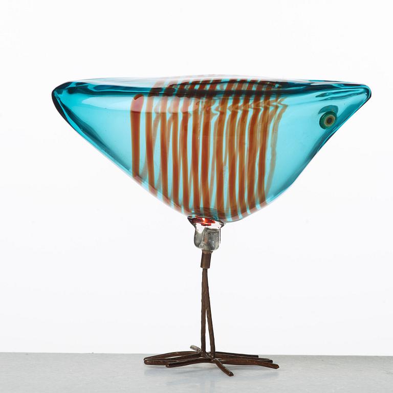 Alessandro Pianon, fågel, "Pulcino", Vistosi, Italien 1960-tal.