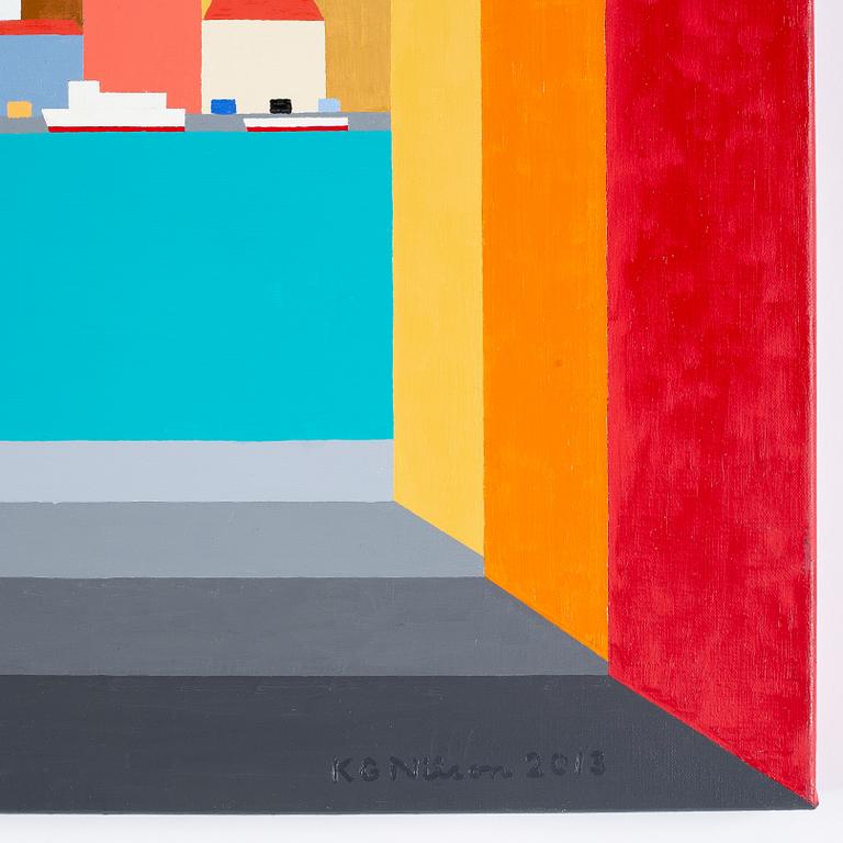KG Nilson, oil on canvas, signed KG Nilson and dated 2013.