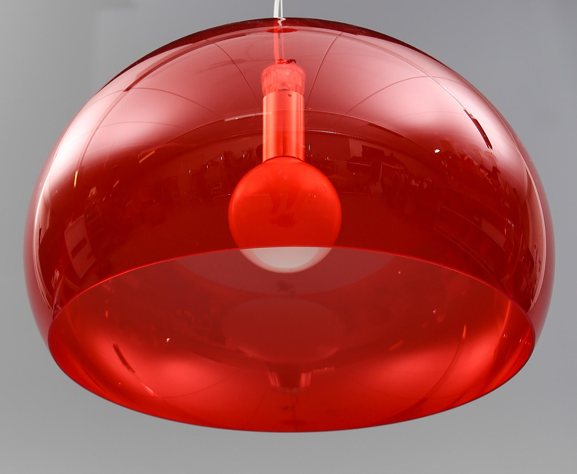 TAKLAMPA, "FL/Y", Ferruccio Laviani, Kartell, Italien. Höjd ca 34 cm.