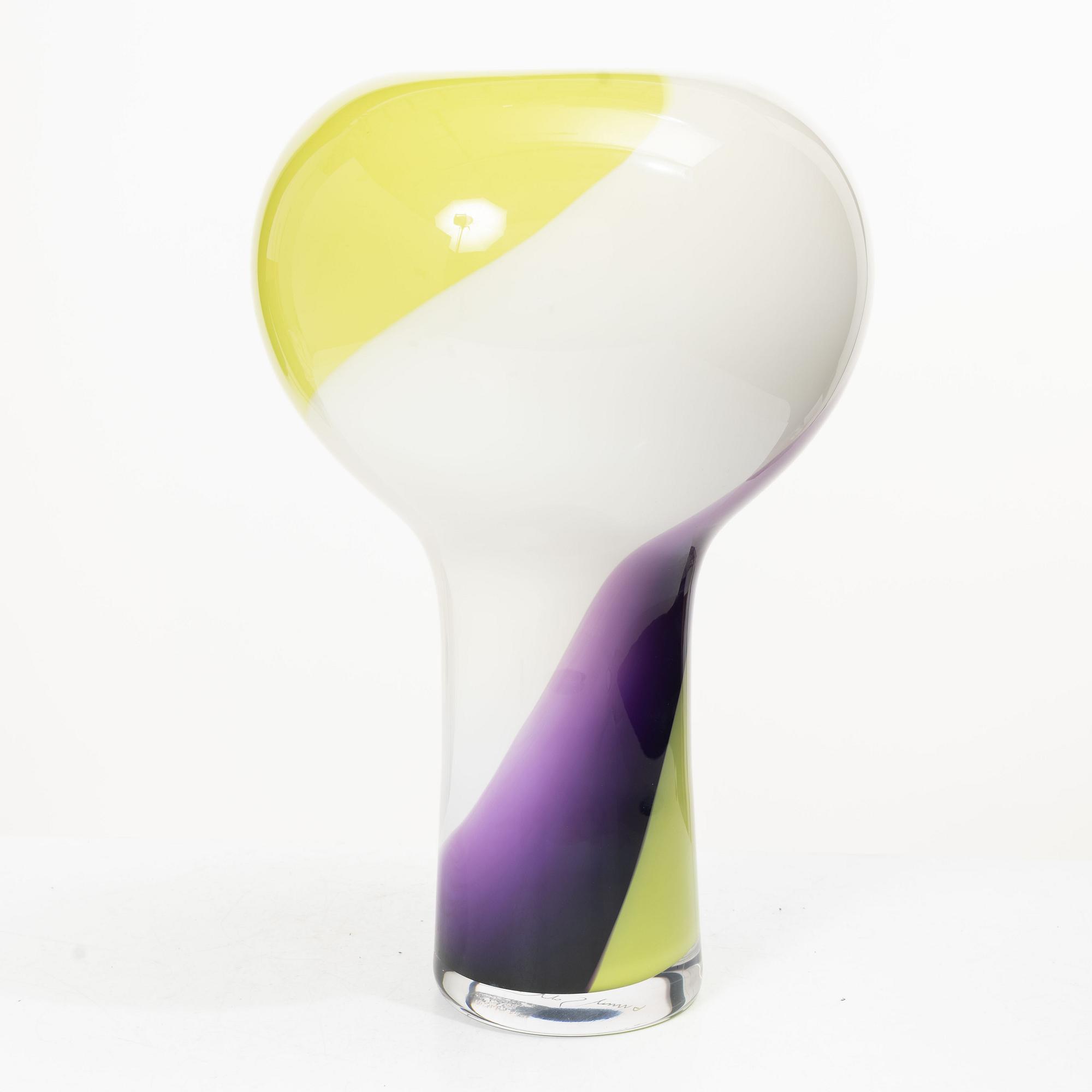 Gunnel Sahlin, vas, "Sun Vase", Kosta Boda.