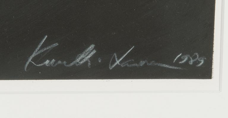 Kuutti Lavonen, lithograph, signed and dated 1989, numbered 38/50.