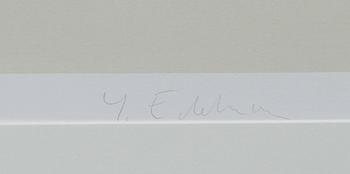 YRJÖ EDELMANN, färglitografi. Sign och numr 4/150.