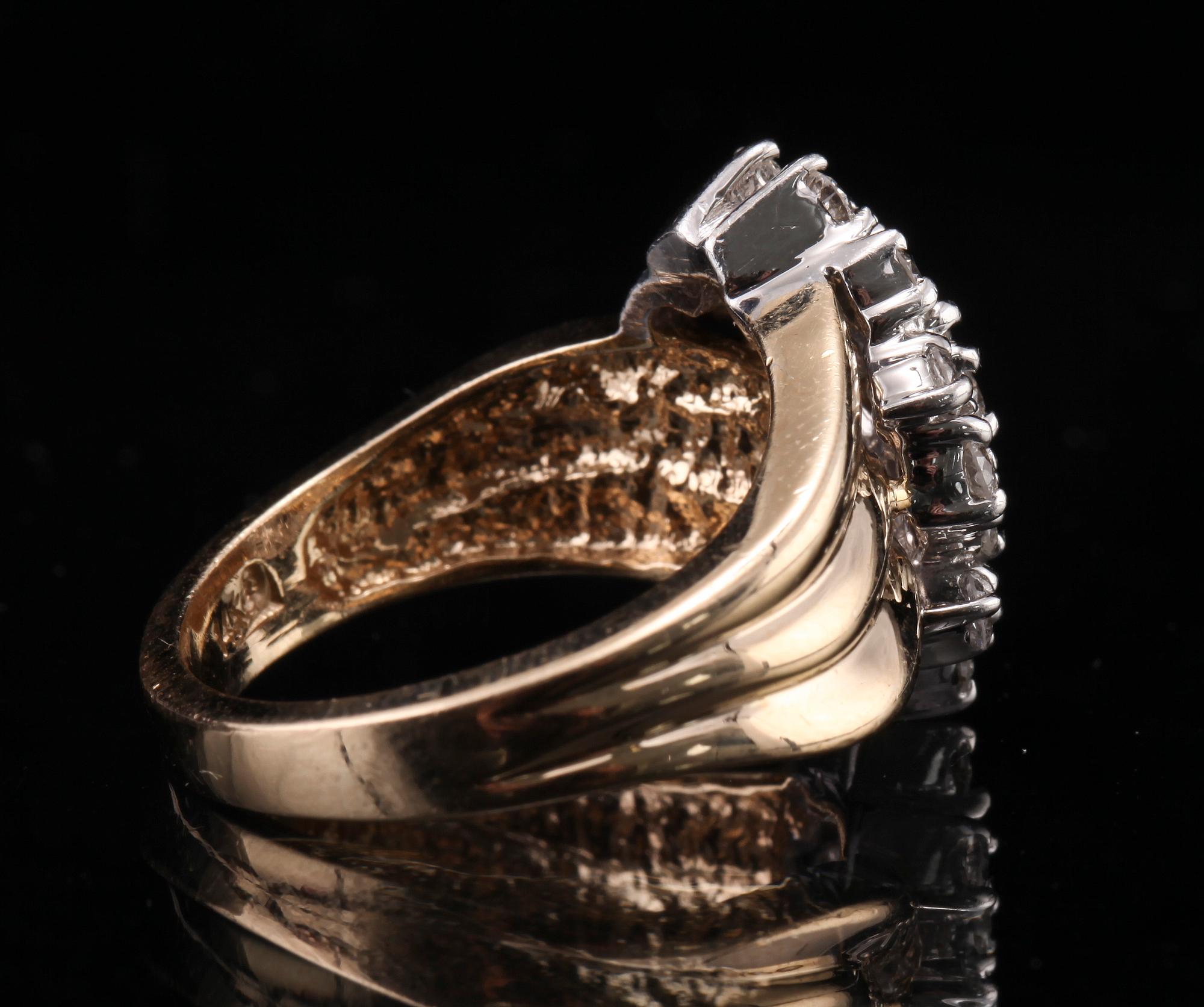 RING, 23 st briljantslipade diamanter, tot ca 0.69 ct.