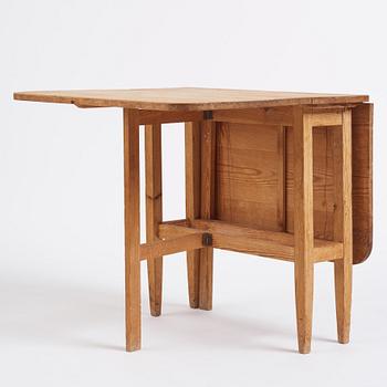 Göran Malmvall, klaffbord, variant av modell "128", sportstugemöbel, Karl Andersson och Söner, 1940-tal.