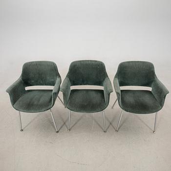 Armchairs 3 pcs "Jupiter 08567" Asko Finland 1970s.