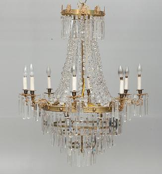 TAKKRONA, empirstil, 1800-talets slut. Höjd 103 cm.