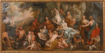 JAN BAPTIST HERREGOUTS, tillskriven, olja på duk.