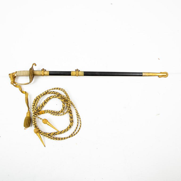 US Navy officer's sword M1852 withc scabbard.