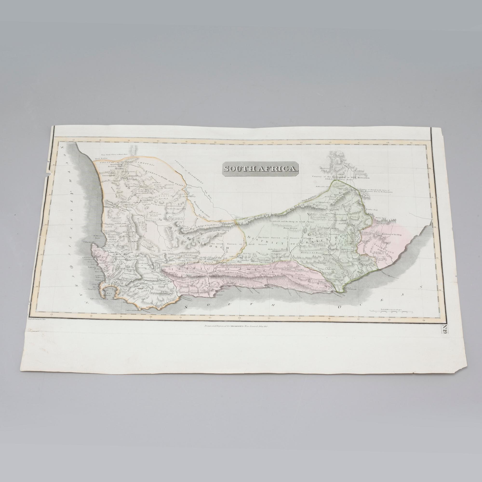Eleven books and five maps from the 19th century.