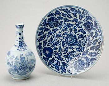 VAS OCH FAT, porslin, Kina/Japan, 1800-tal.