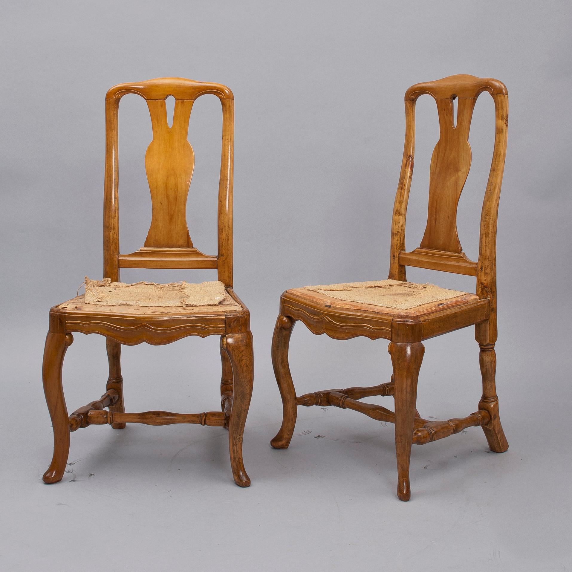 STOLAR, ett par, 1700-talet.