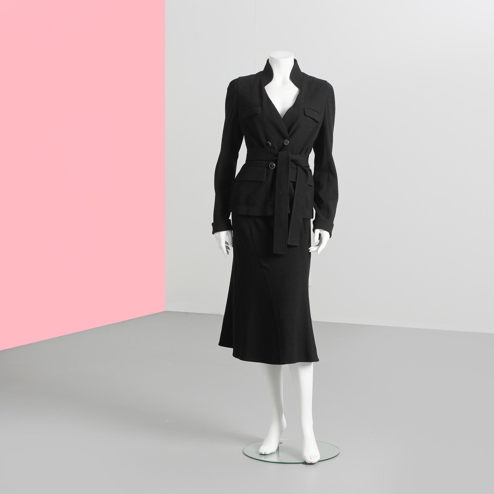 DRÄKT, bestående av kjol samt kavaj, Diane von Furstenberg.