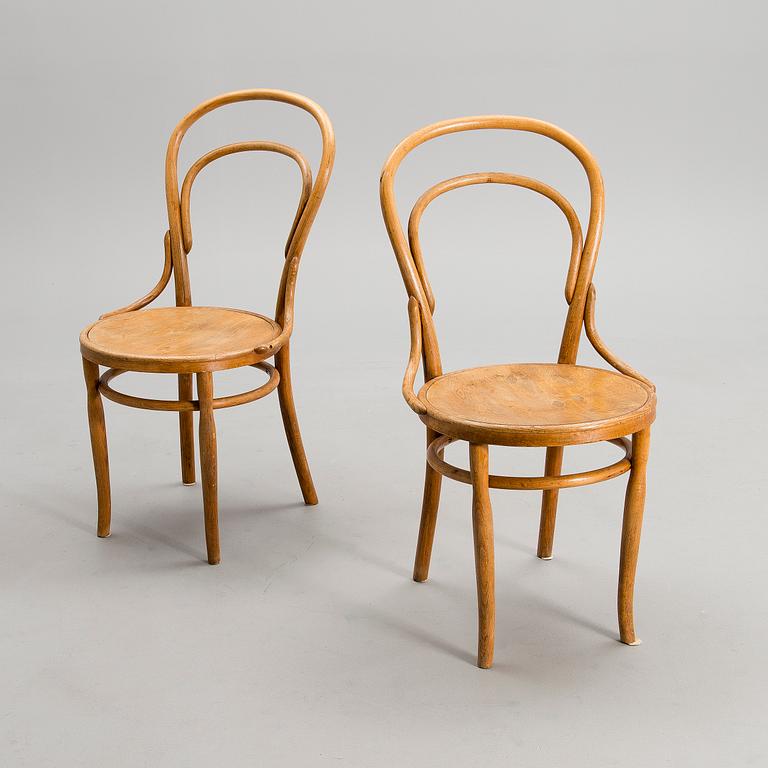 TWO RUSSIAN EARLY 20TH CENTURY CHAIRS.